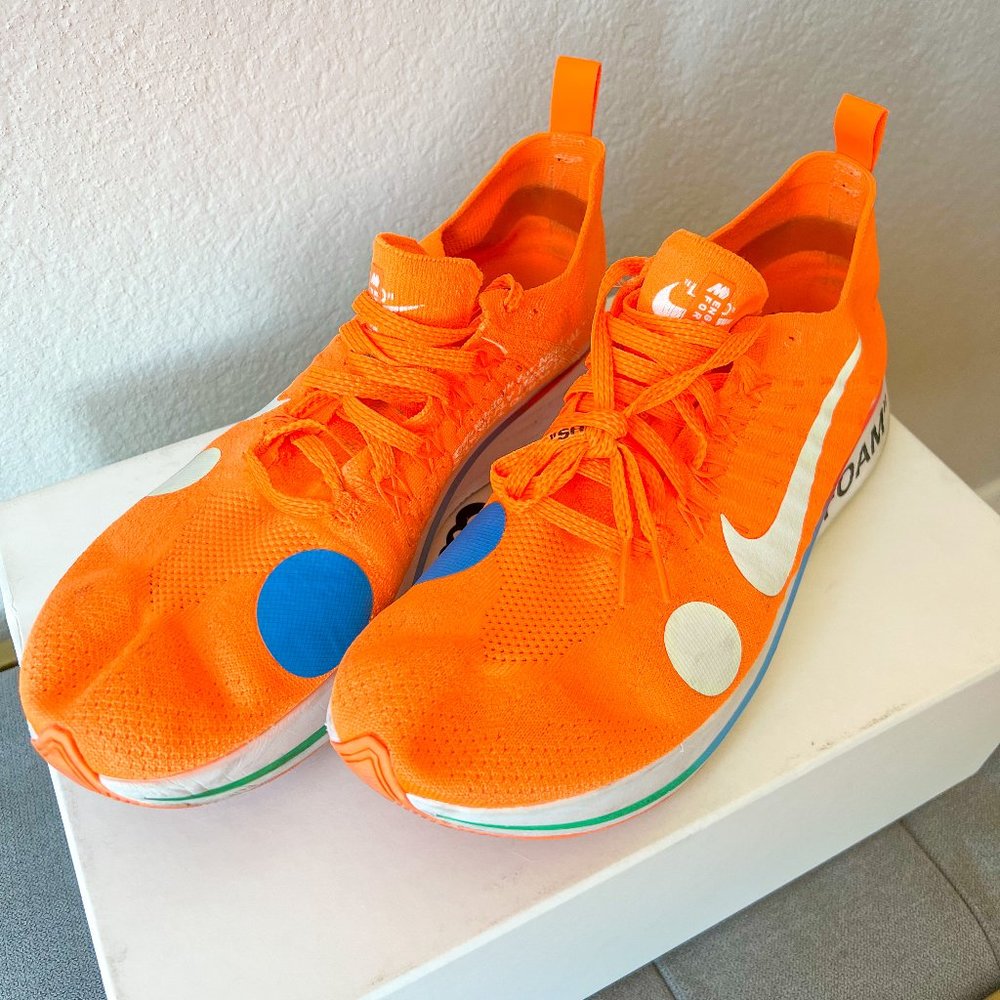 Nike x Off-White Zoom Fly Mercurial Orange Size 10 US